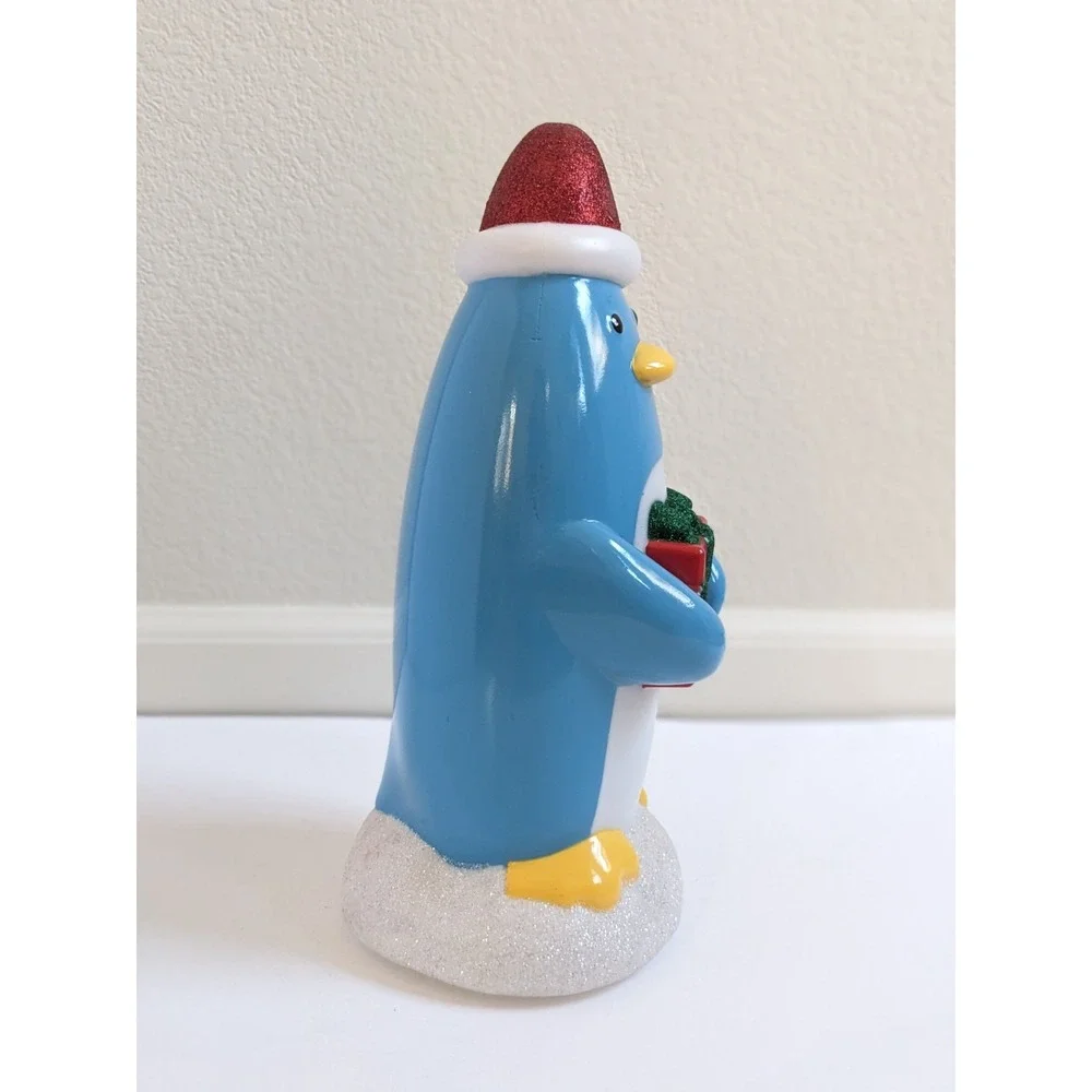 Target Christmas Penguin Blow Mold Style Light Up Tabletop Decoration Blue‎ 13